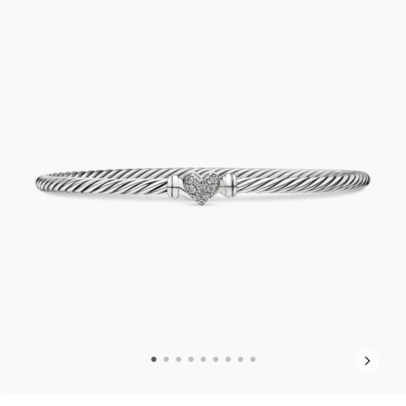 David Yurman Heart Cable bracelet - Picture 1 of 8